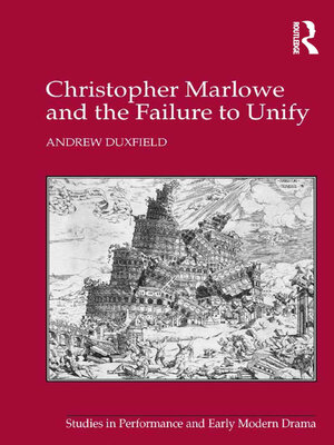 cover image of Christopher Marlowe and the Failure to Unify
